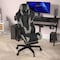 Flash Furniture Gray LeatherSoft Gaming Chair with Roller Wheels CH-187230-GY-RLB-GG - alternate 4